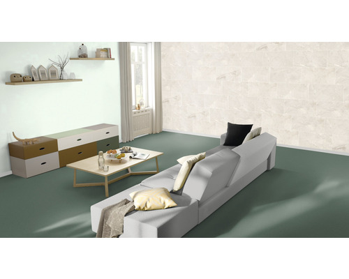 Velours tapijt Catania groen 400 cm breed (per meter verkocht)
