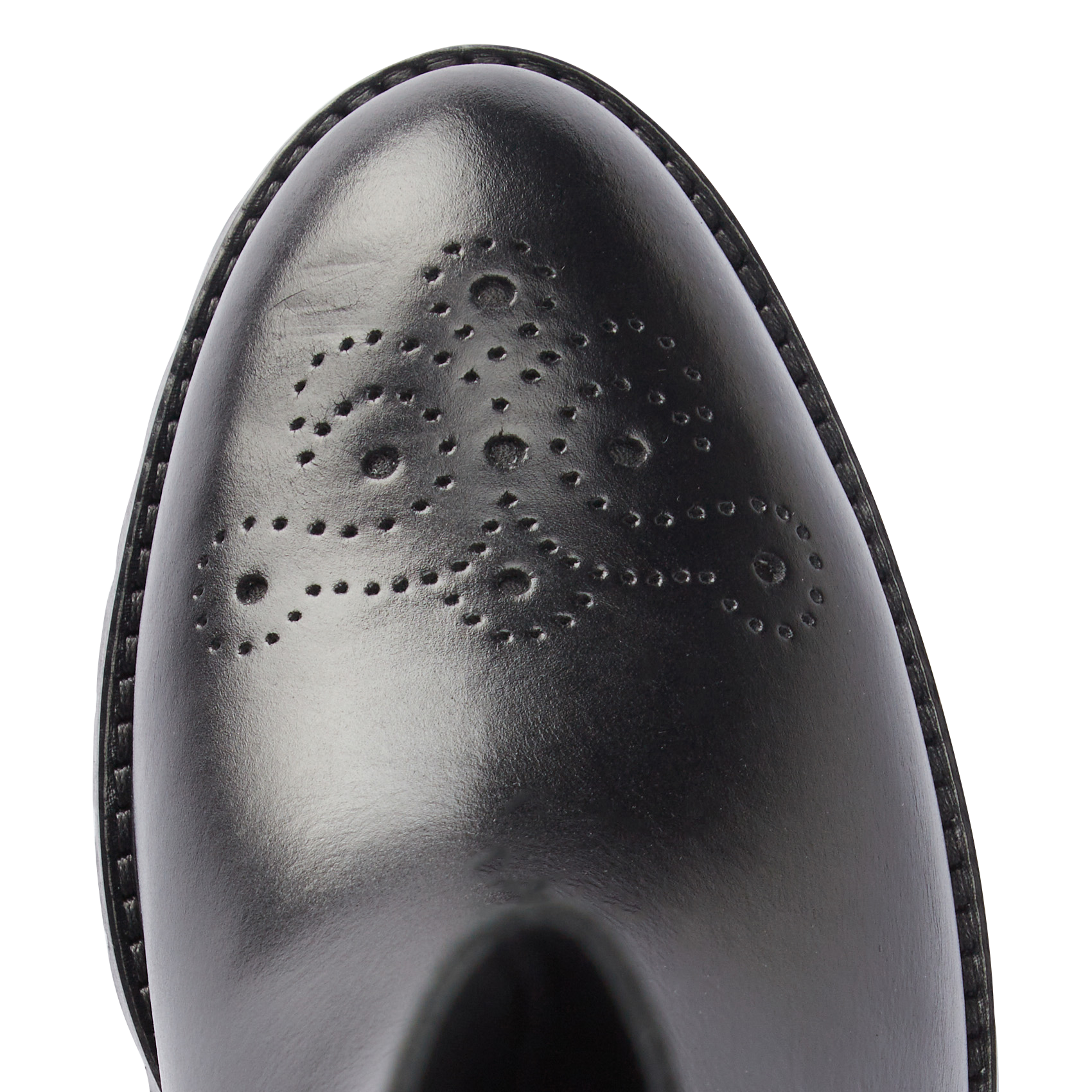 BENETT - Bottes en cuir lisse | Noir