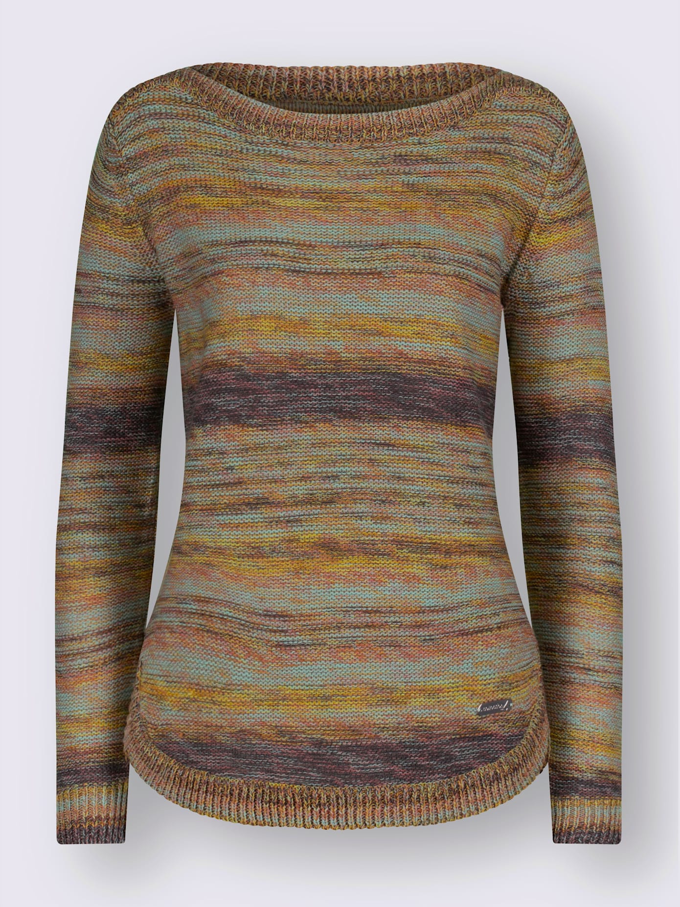 Pull en tricot encolure en u discrète