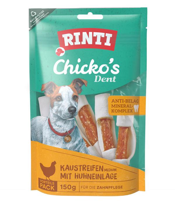 RINTI Hundesnack Chicko's Dent Kaustreifen mit
