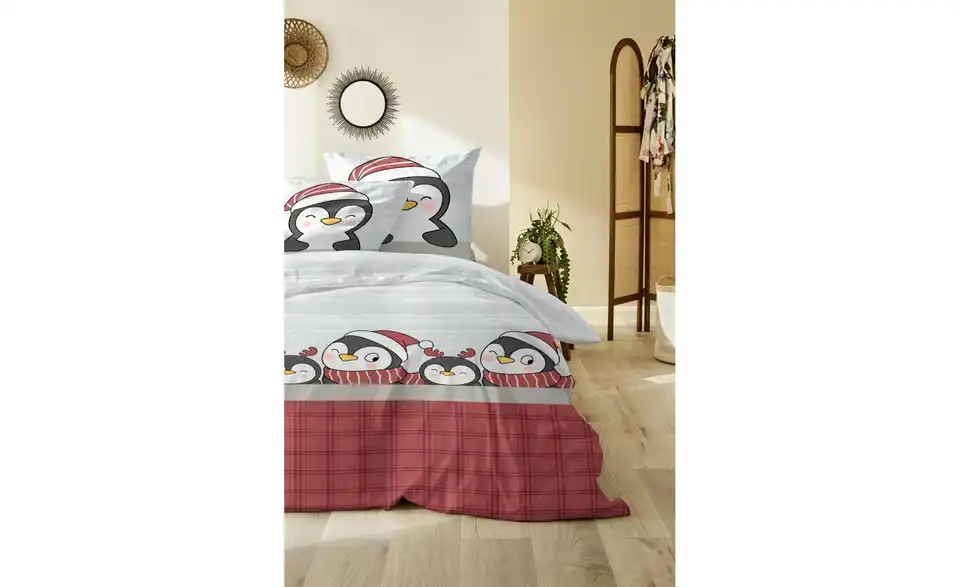 Biber Bettwäsche-Set 200 cm 135 cm
