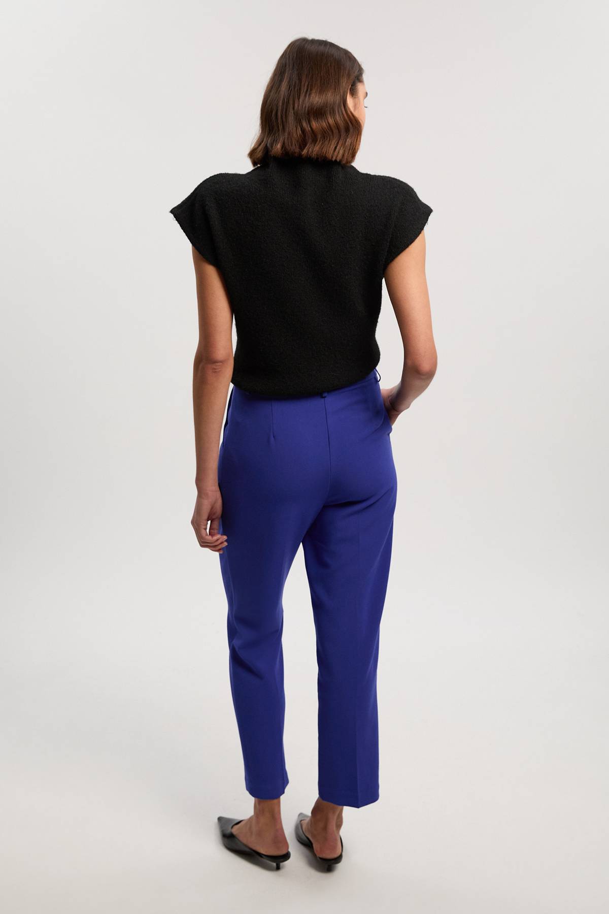 KarenMillen Pantalon Tailleur Compact Essential Coupe Slim