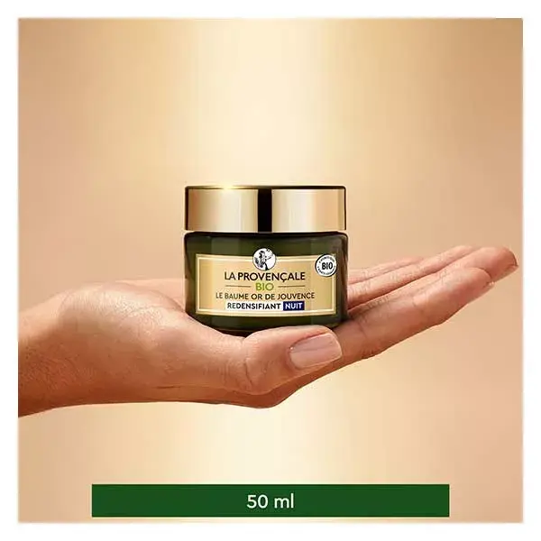 La Provençale Jouvence Bálsamo Dourado Noturno Orgânico Redensificante 50ml
