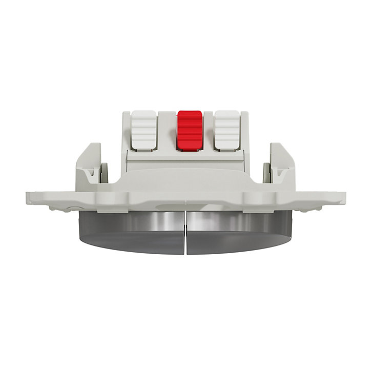Interrupteur va-et-vient + poussoir Schneider Electric Odace aluminium