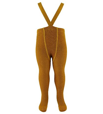 Condor Strumpfhosen m. Träger - Senf