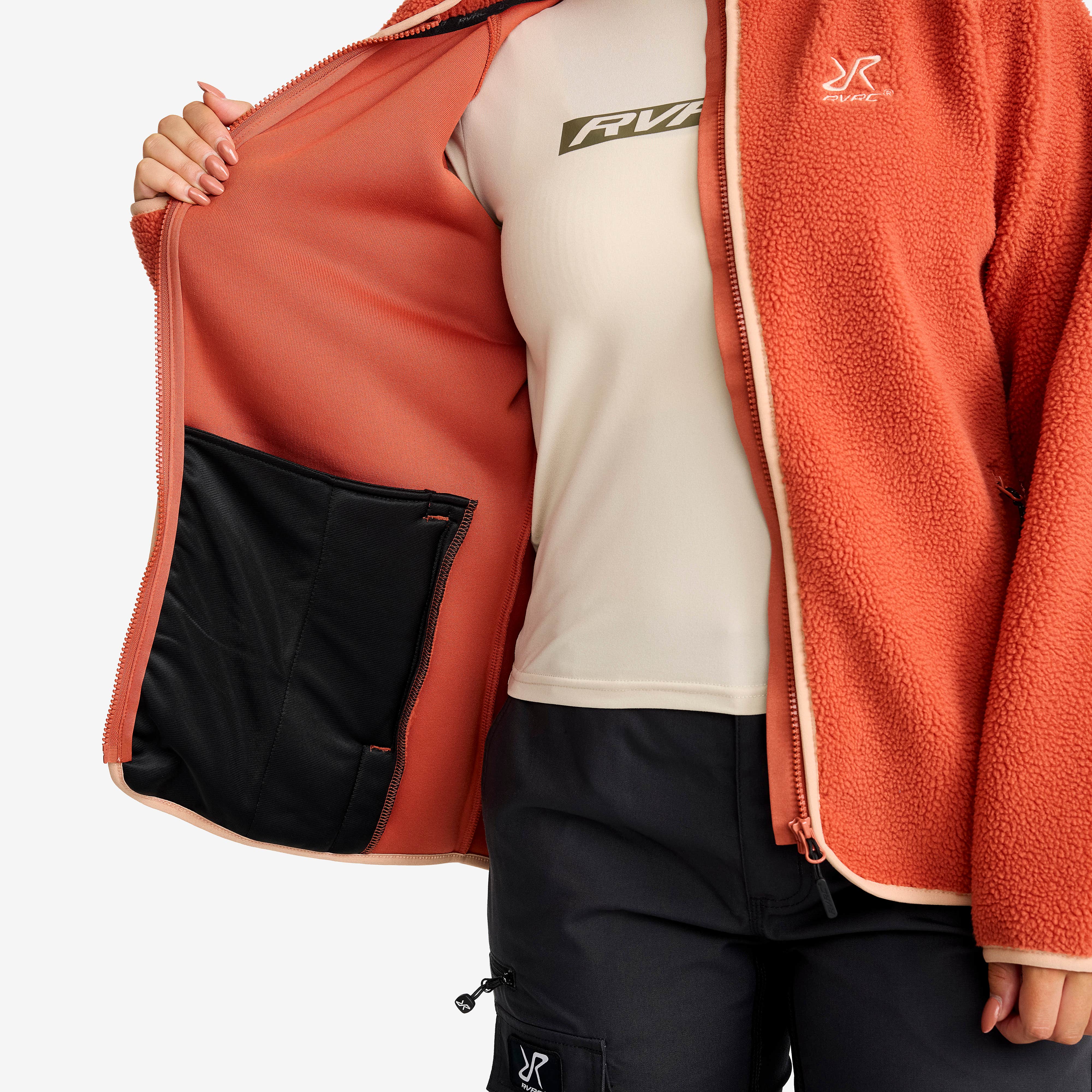 Canyon Full-zip Pile Fleece Dame Bruschetta/Maple Sugar