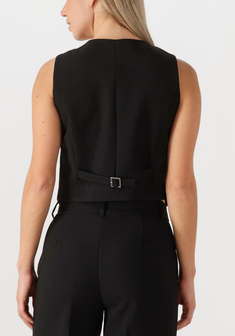 zwarte co'couture gilet volacc wrap vest