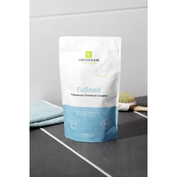 Fußbad Fußbadesalz Eisenkraut Campher