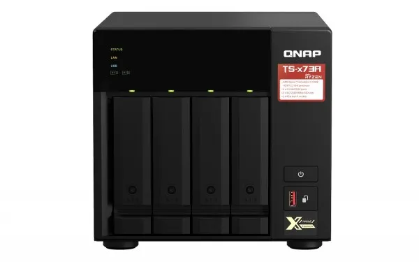 QNAP TS-473A - NAS-server - 4 bays - SATA 6Gb/s - RAM 8 GB - 2.5 Gigabit Ethernet