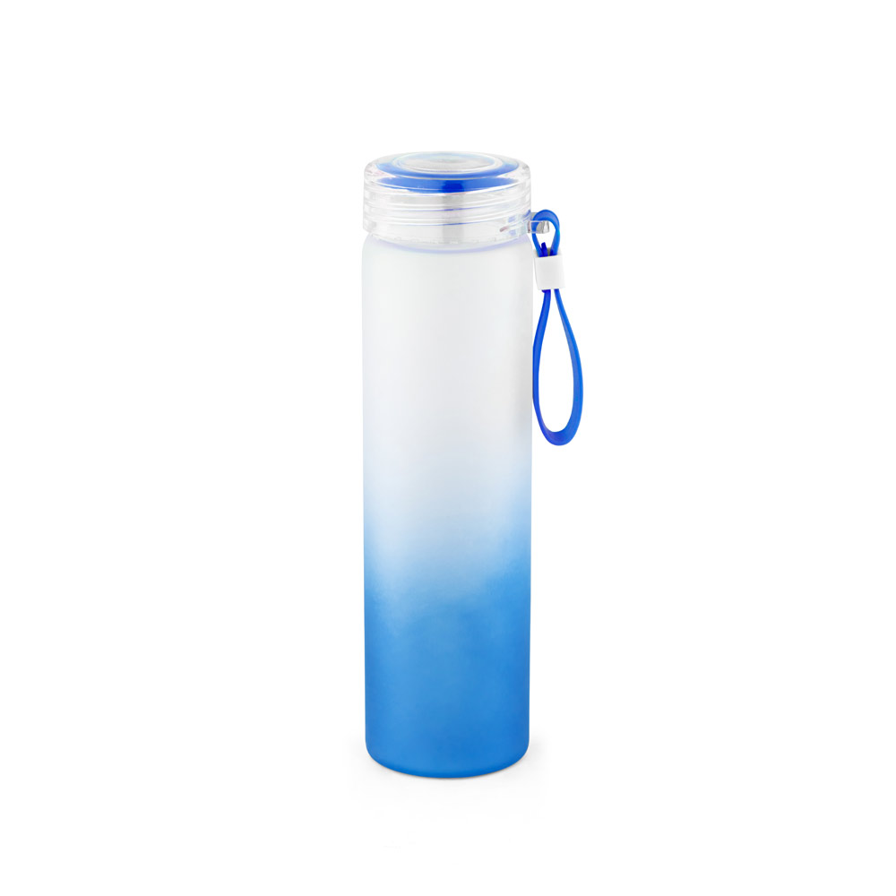 hi!dea 94669 - Bouteille en verre borosilicate et bouchon en AS 470 mL