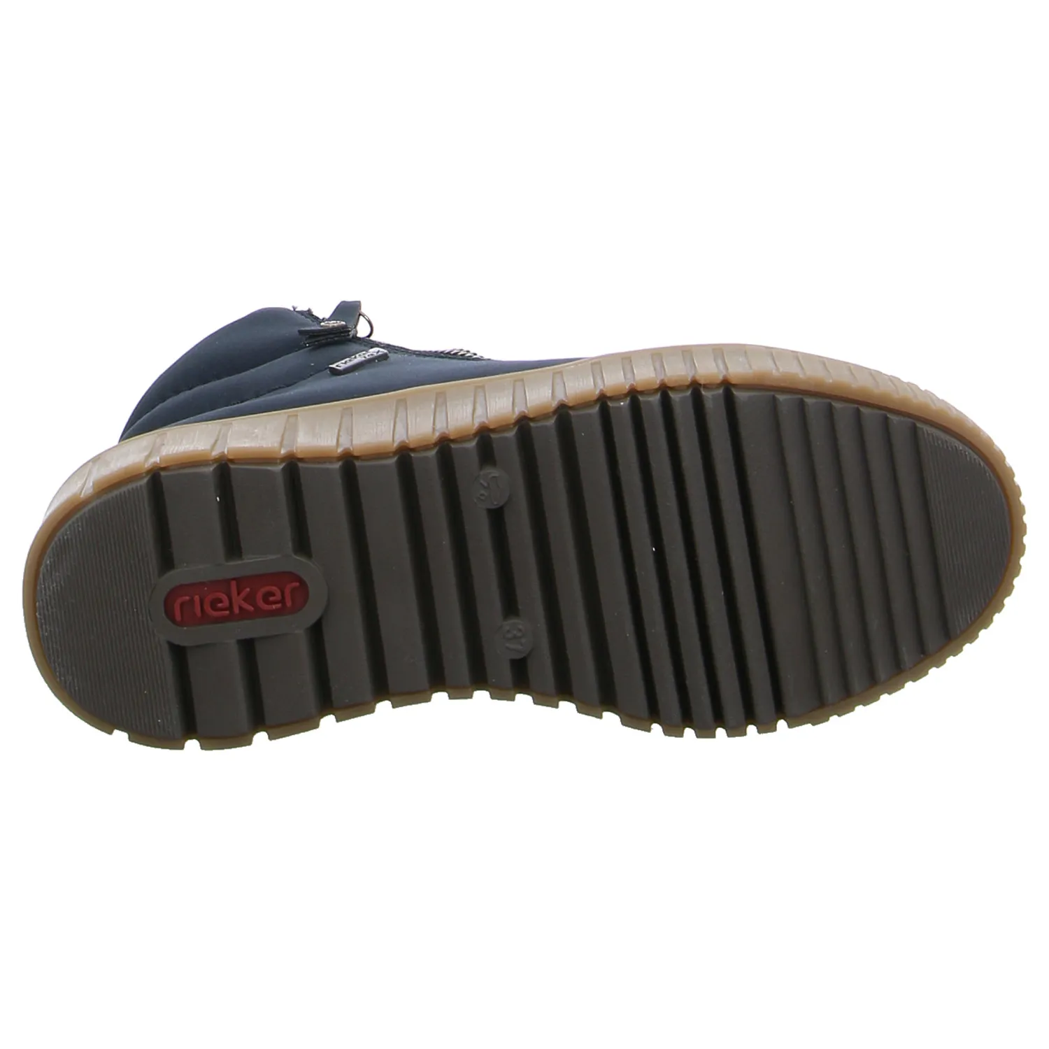 RIEKER Boot Blau Lederimitat
