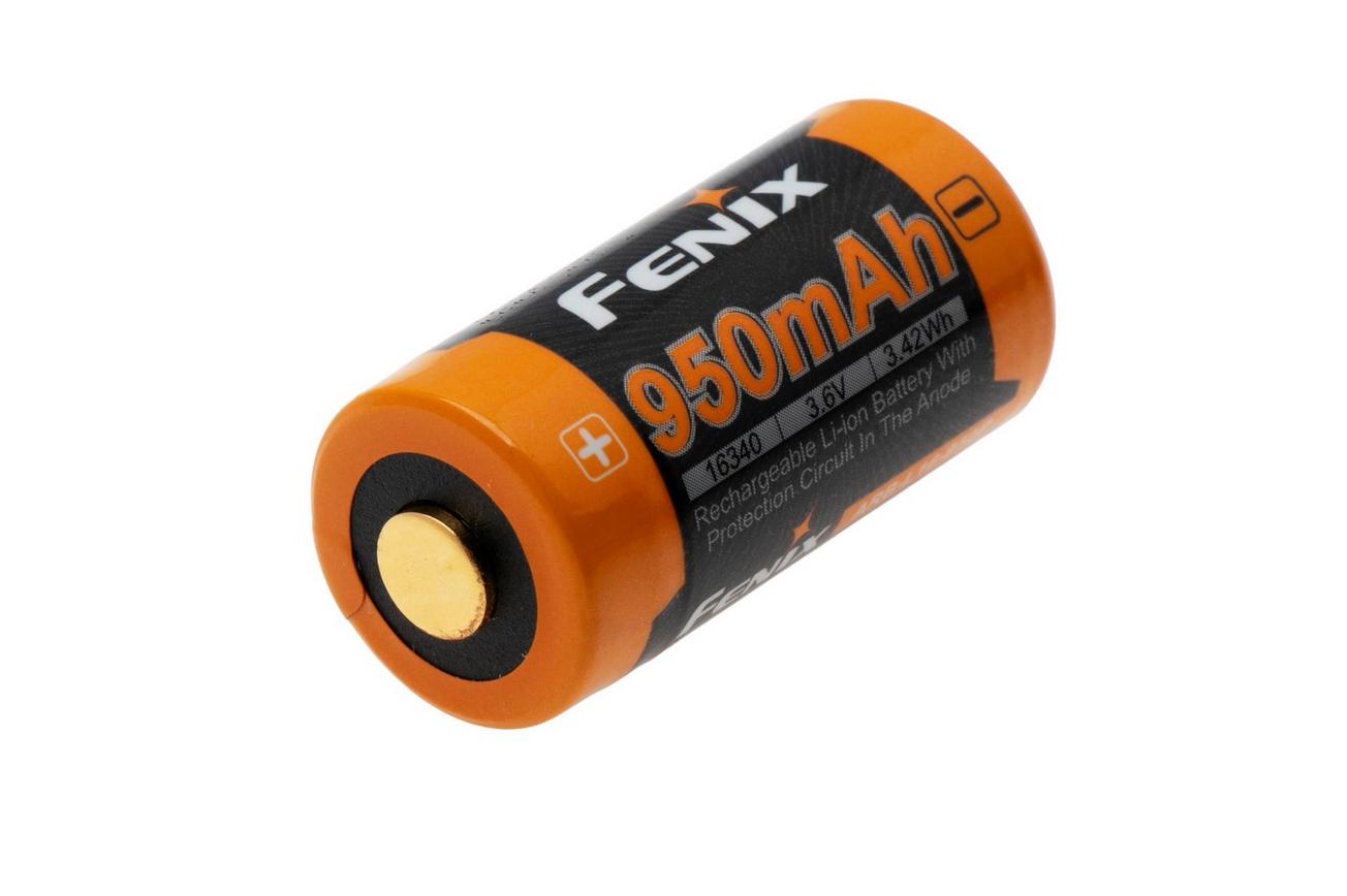 Fenix ARB-L16-950P, 16340, High Discharge, oplaadbare accu, 950 mAh Li-Ion