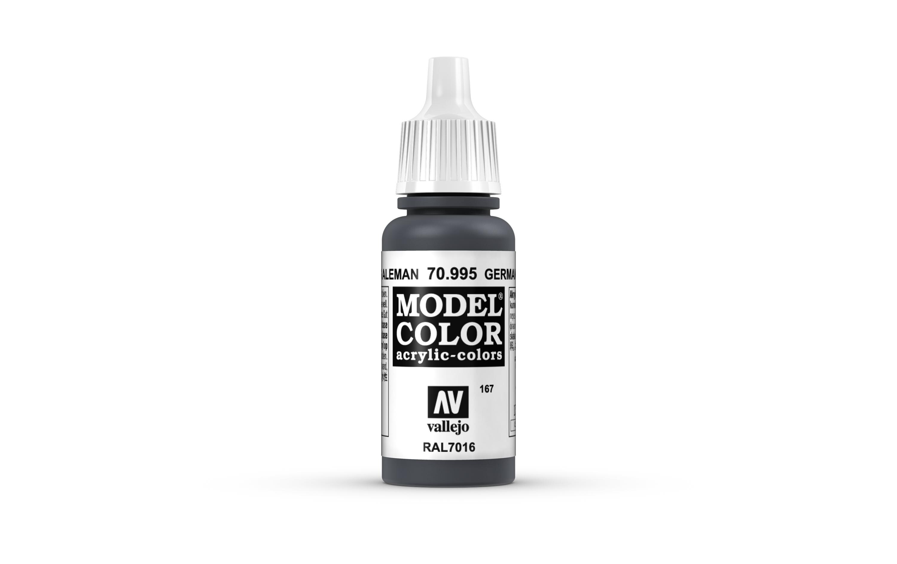 Acrylfarbe Matt, Deutsches-Grau 17 mlModel Color German Grey
