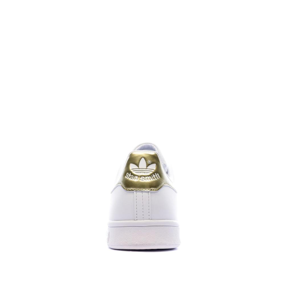 Adidas Stan Smith Baskets Blanches /Dorées Femme Adidas