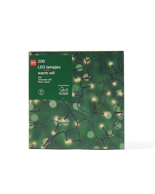 guirlande lumineuse 28.42m avec 200 ampoules LED