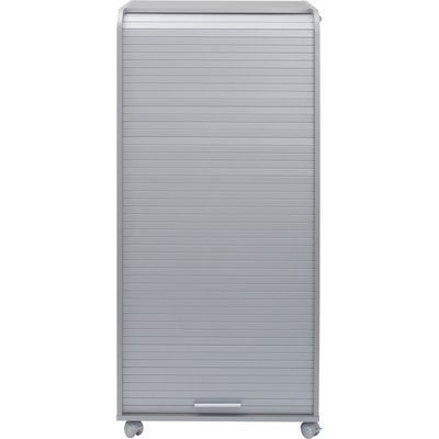 Armoire à rideaux ORGA - 2 tiroirs - H140 cm - Aluminium