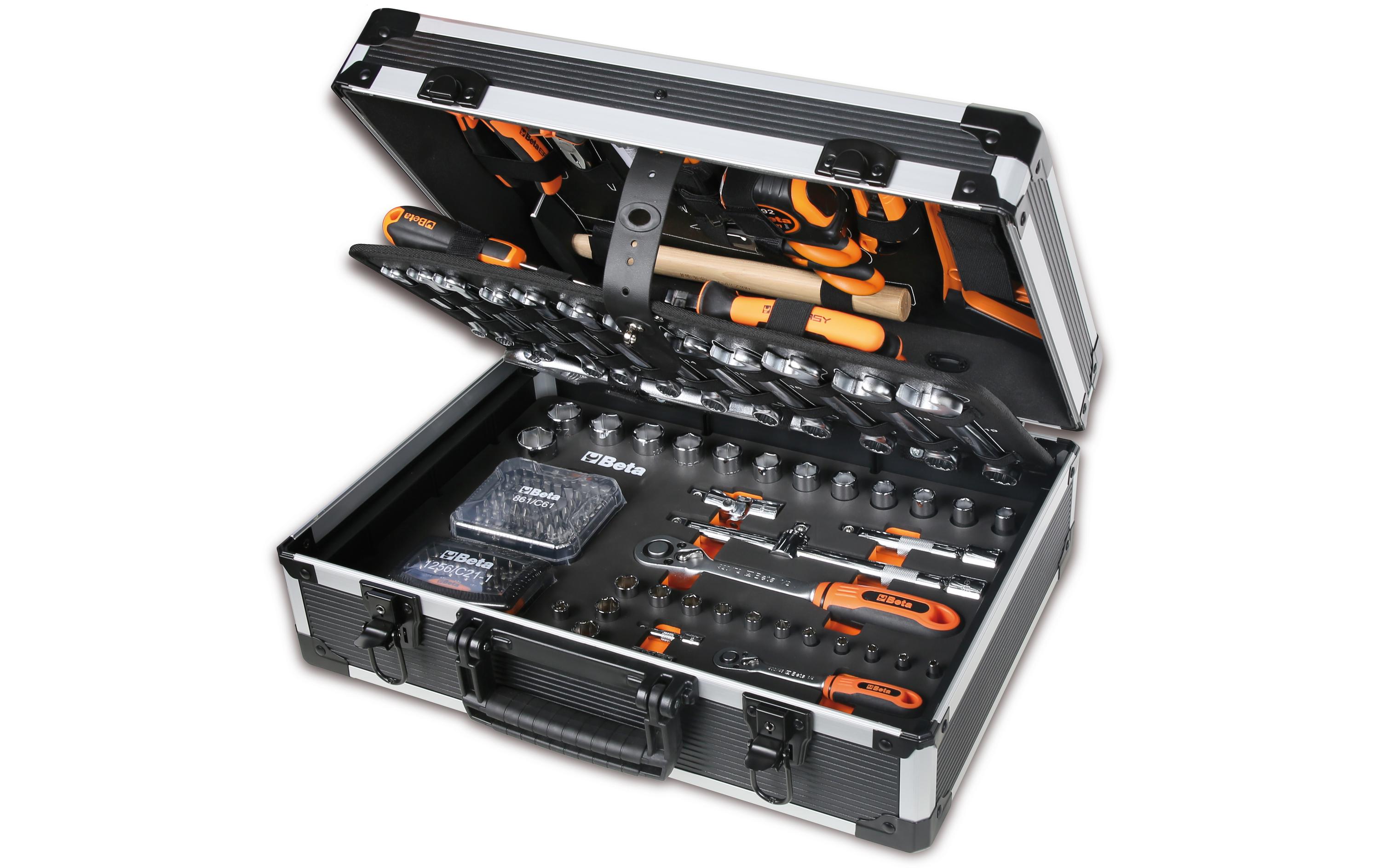 Werkzeugkoffer BW2056E-163 -teilig<br>Werkzeugkoffer mit Werkzeugsortiment