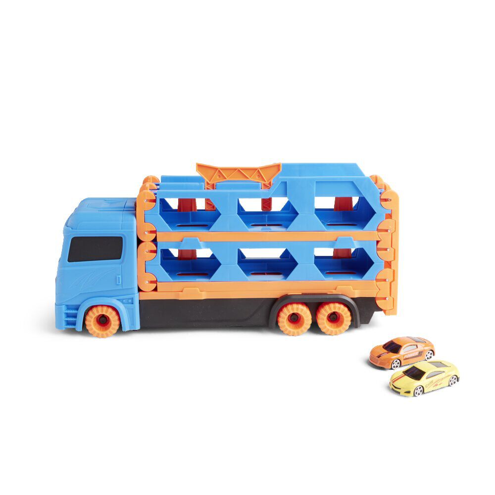 Ensemble camion et ses deux voitures