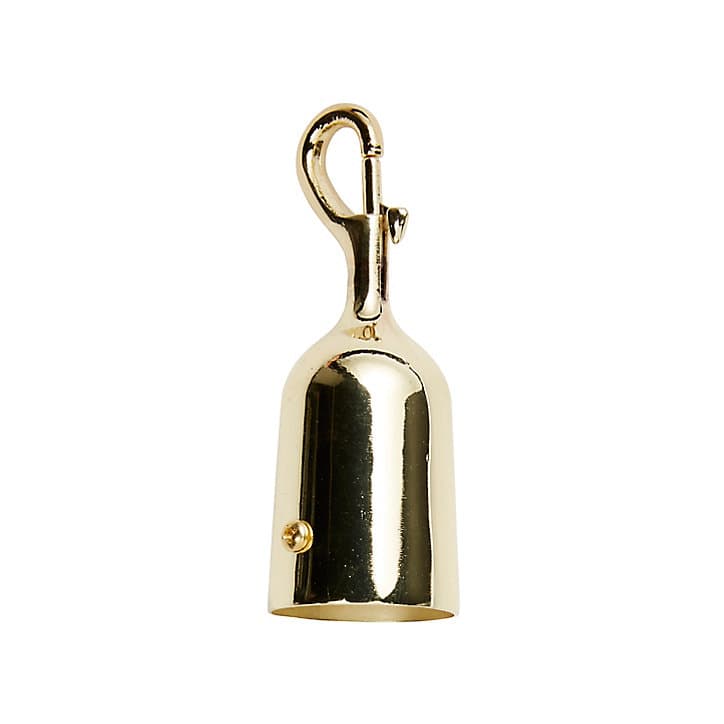Naissance porte-mousqueton laiton or 10 kg