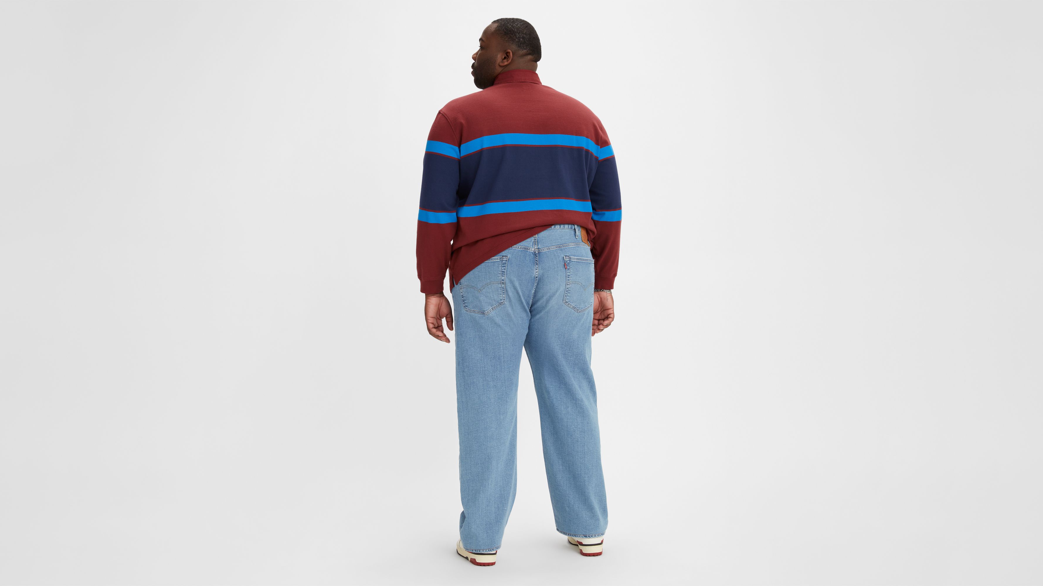 Jean 501® Levi's® Original (Grandes tailles) - Medium Indigo Worn In - Bleu