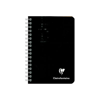 Clairefontaine - Carnet à spirale 9 x 14 cm - 100 pages - petits carreaux (5x5 mm) - disponible dans différentes couleurs