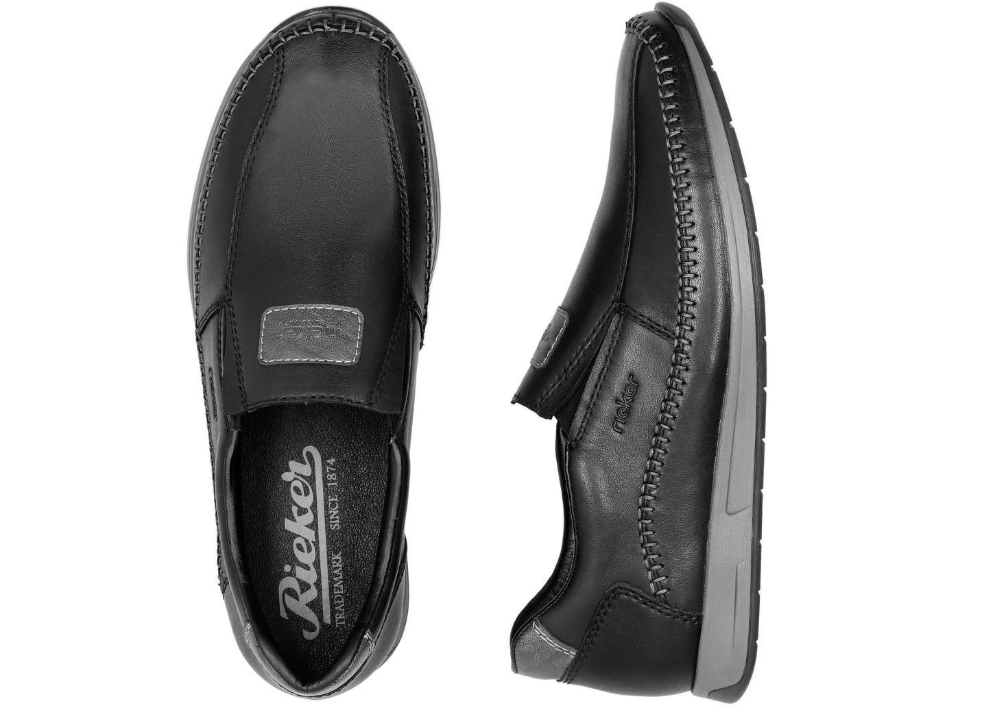 Rieker Slipper aus Nappaleder