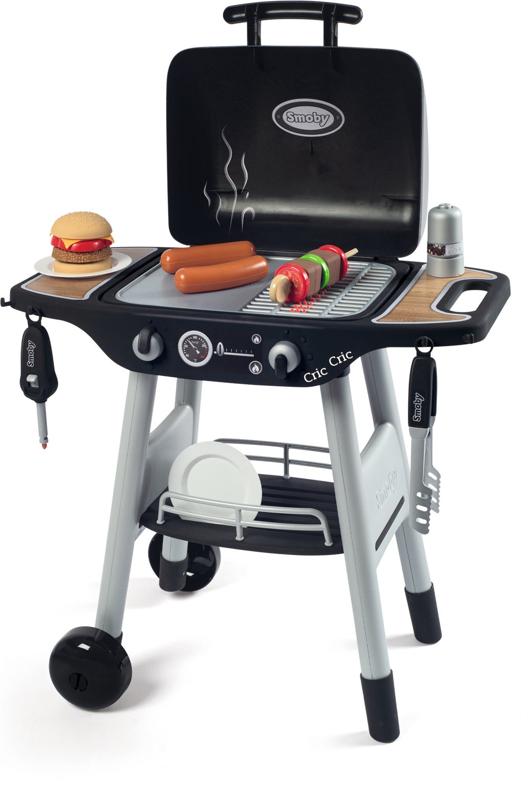 Smoby barbecue grill speel set zwart 50 x 37 x 72,2 cm