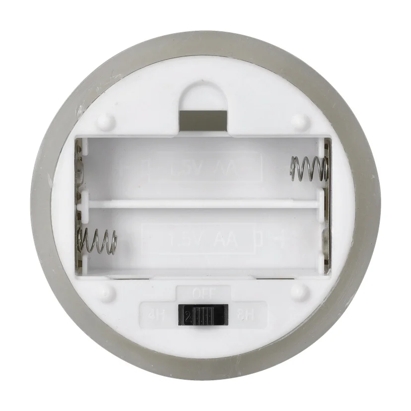 Kubbelys med flamme som flakker LED 10 cm
