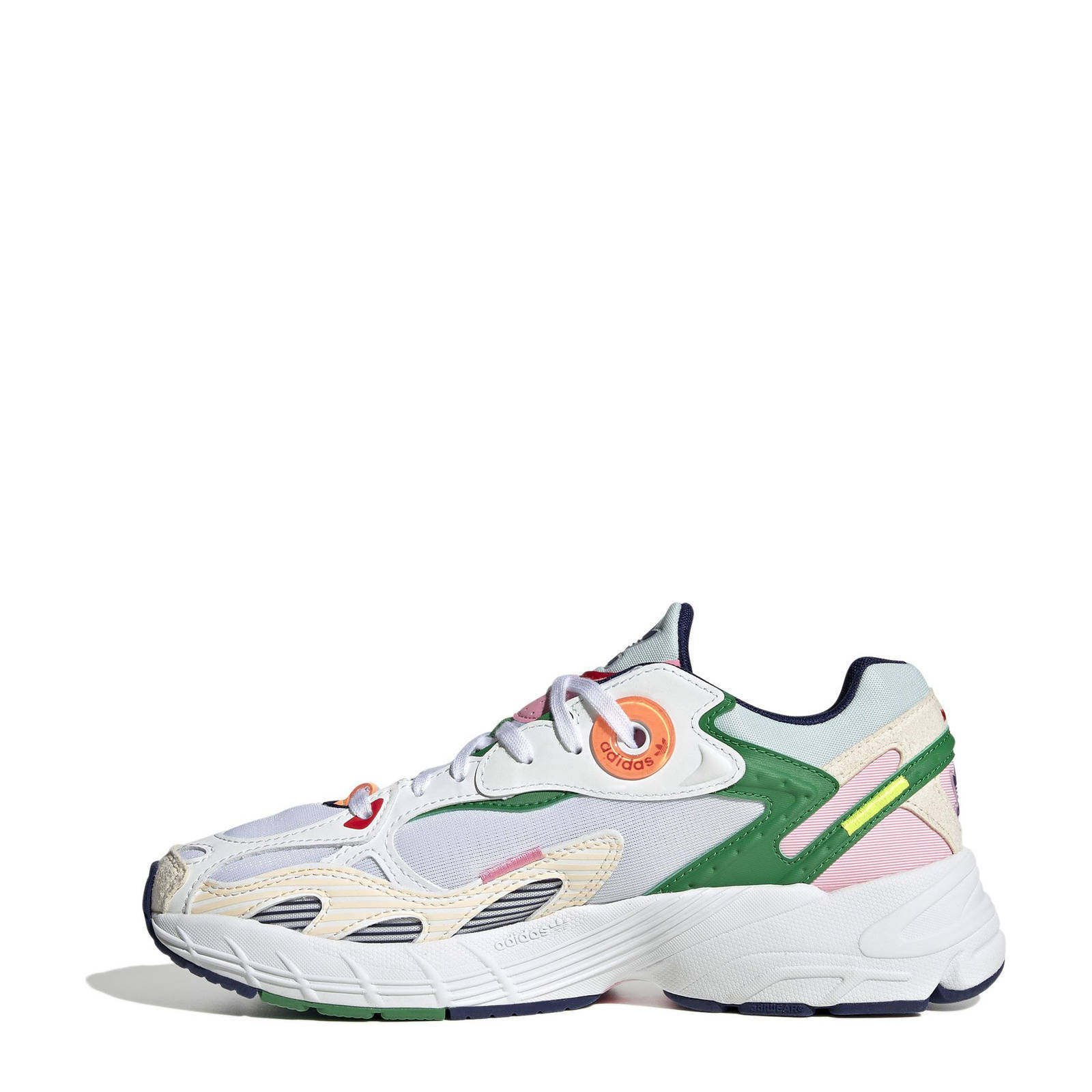 adidas Astir  sneakers wit/groen/roze/geel