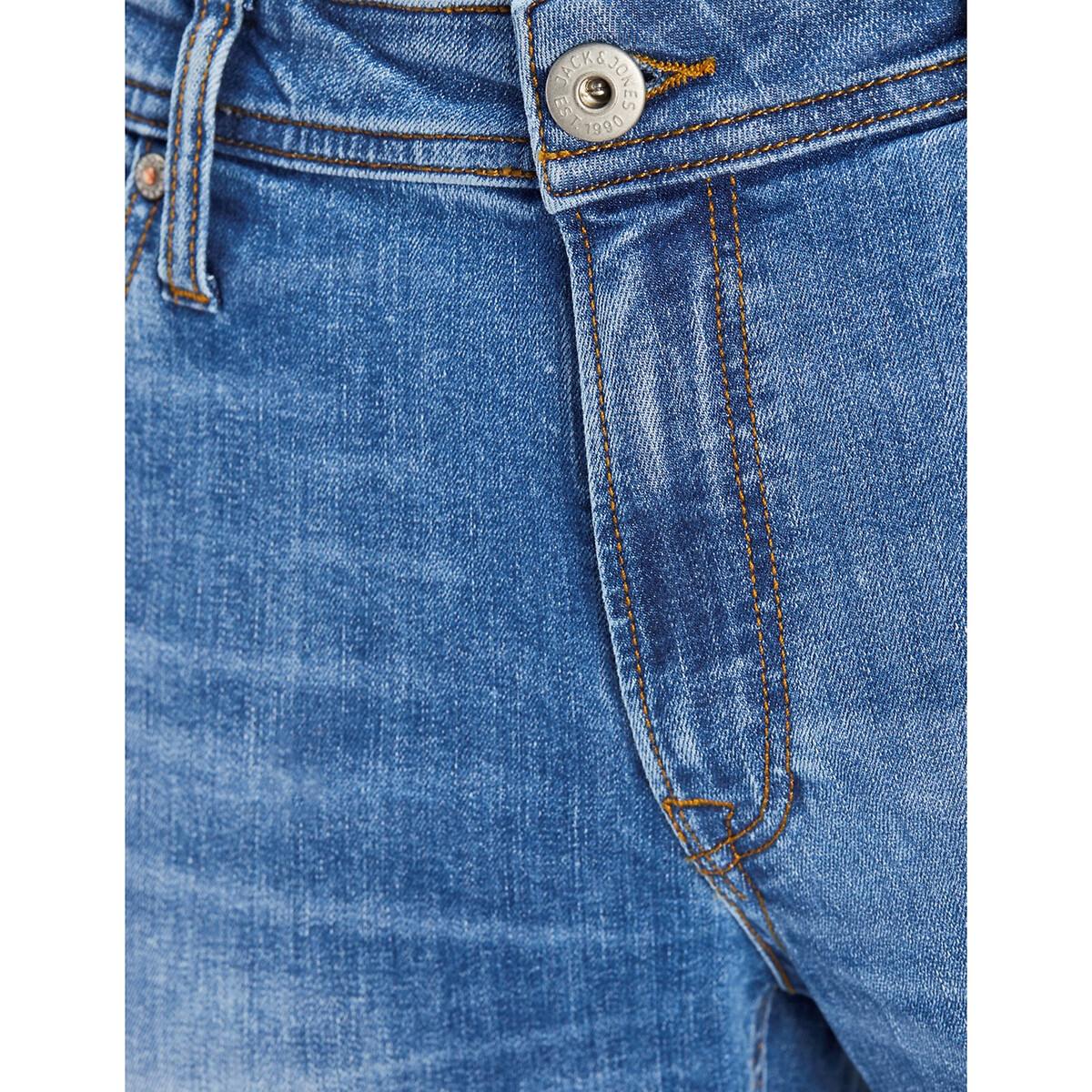 JACK & JONES<br>Calça jeans slim stretch Jjiglenn