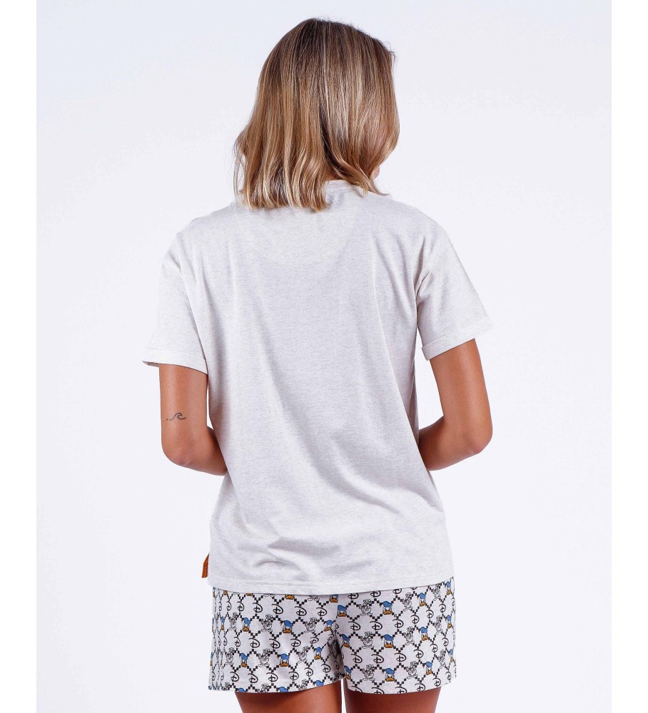 Pijama de manga curta da moda do Donald da Disney