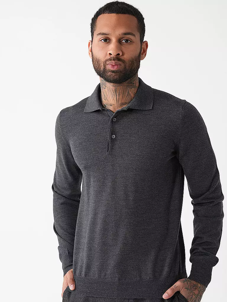 GRAN SASSO Poloshirt  grau