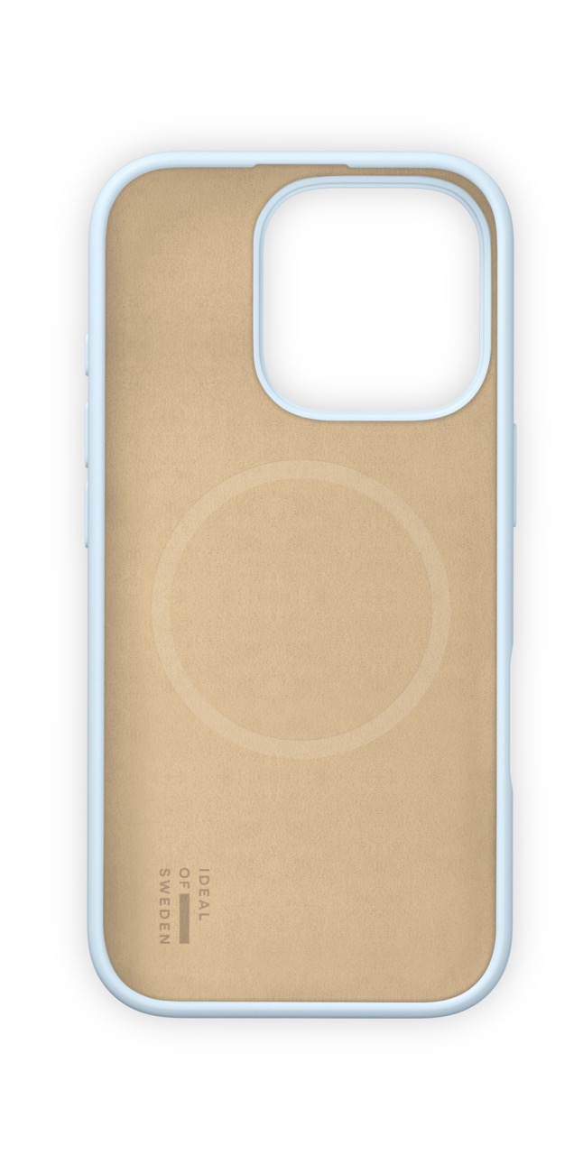 iPhone 16 Pro MagSafe Silikon Hülle Case Recycled (IDSICMS-I2461P-501) - Hellblau