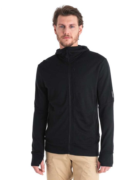 Quantum IV LS Zip Hood Men uldtrøje
