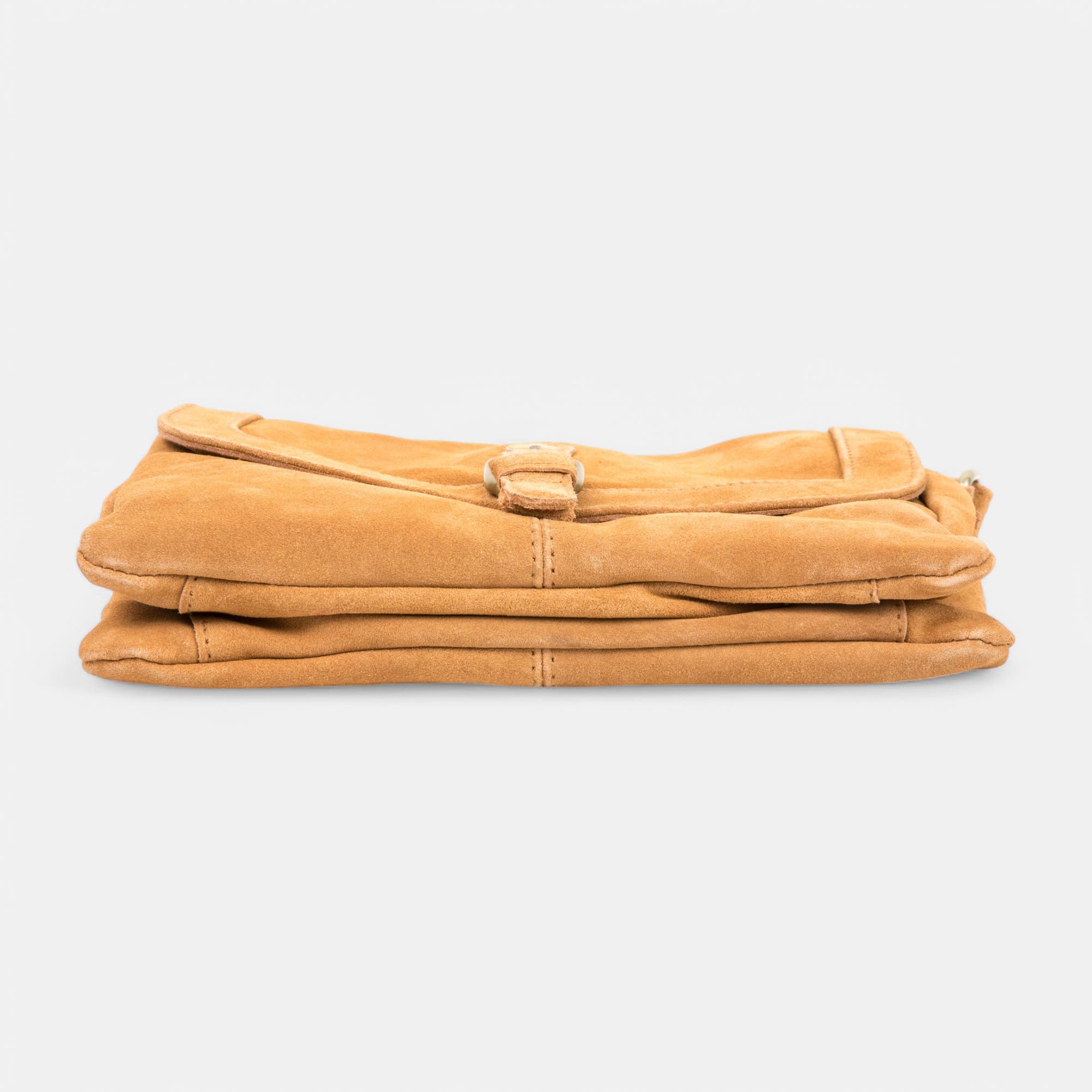 Sac bandoulière en cuir jaune