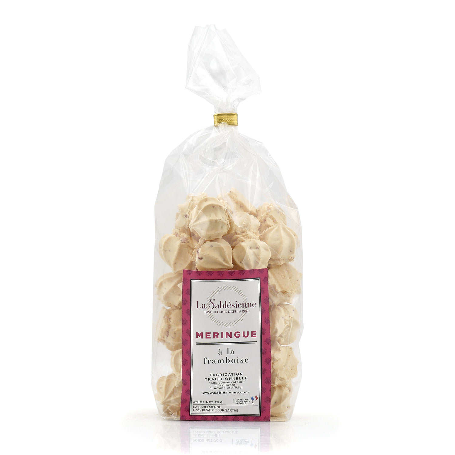 Petites meringues à la framboise
