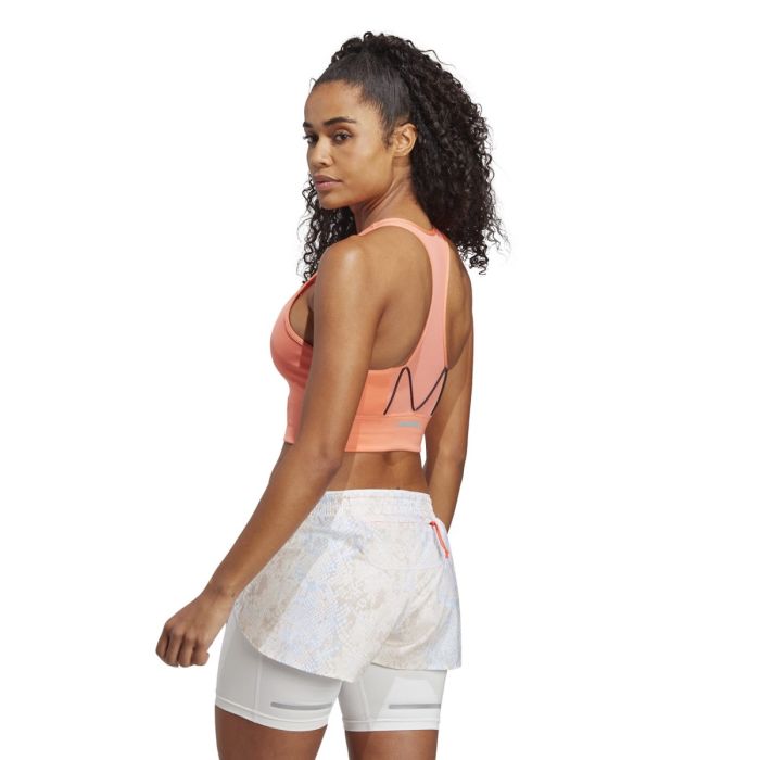 adidas Dame BH Run Ms Pkt Bra Orange