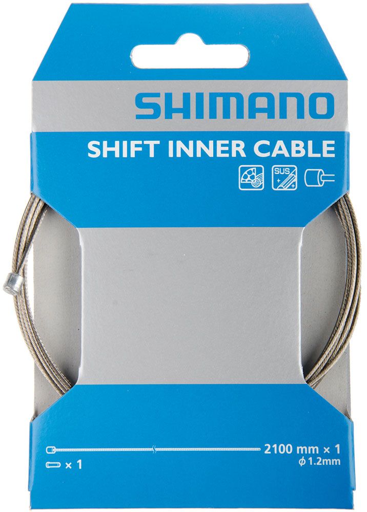 Shimano Edelstahl SUS Schaltzug 1,2mm x 2100mm kaufen | Bike-Discount