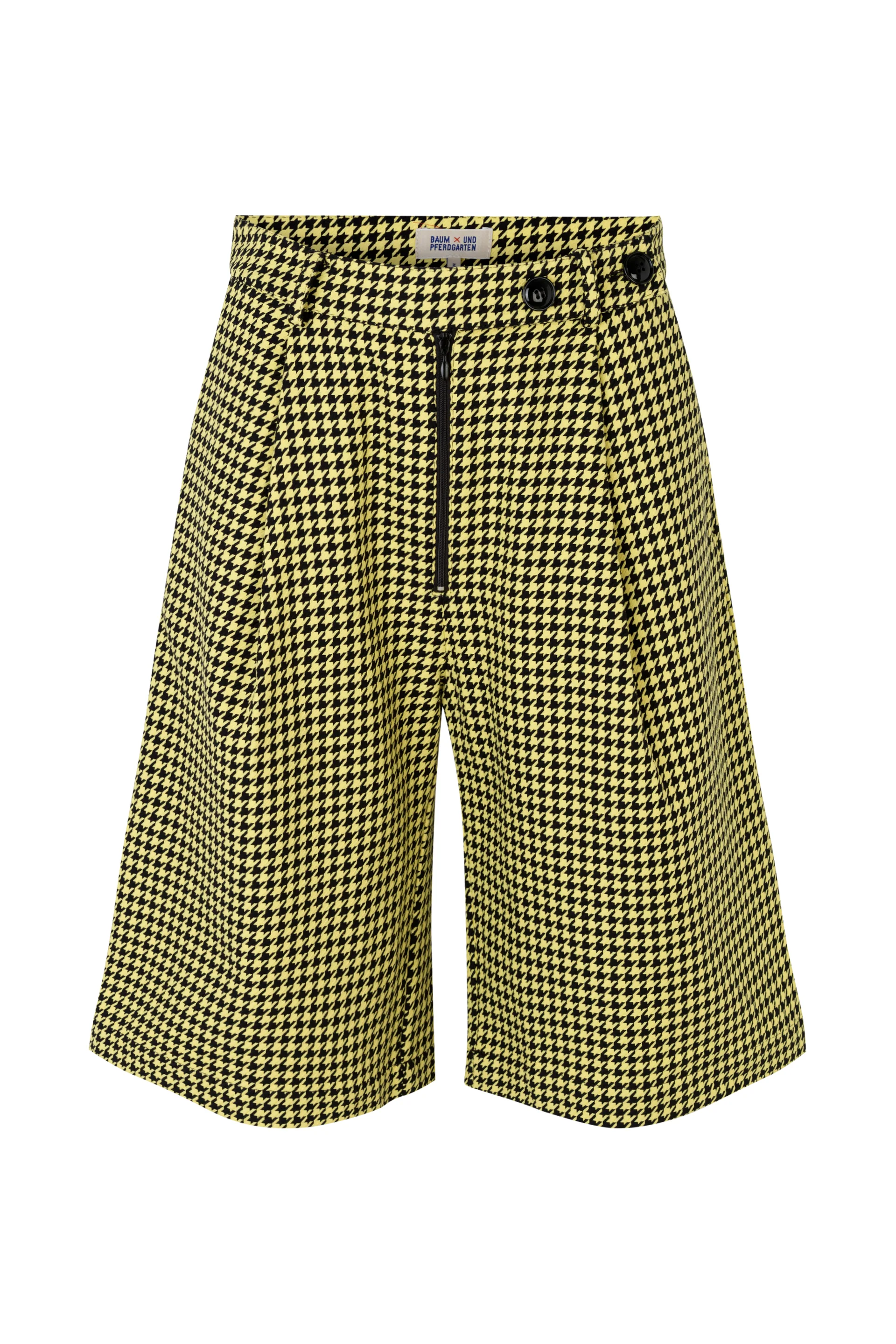 Baum und Pferdgarten  Natasja shorts - Yellow Black Houndstooth