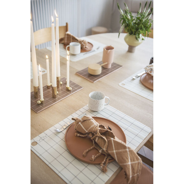 OYOY Living Design Palloa Candleholder - High Brass