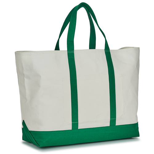 Polo Ralph Lauren - LRG ICON TTE-TOTE-LARGE - Crème / Vert