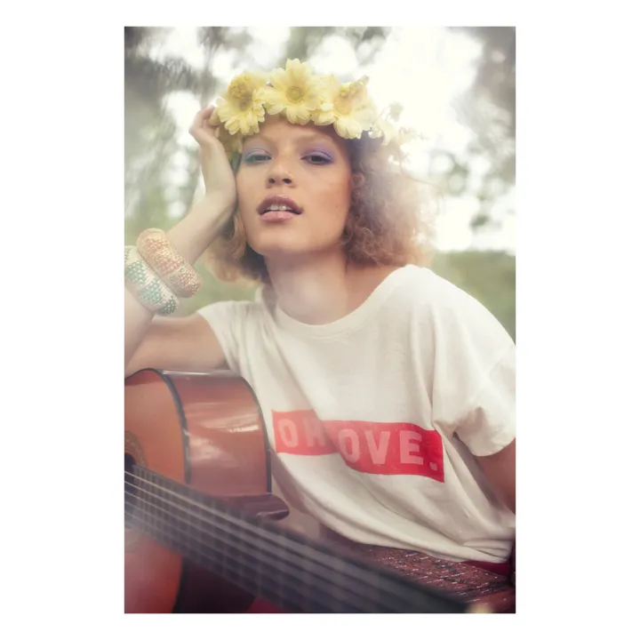 Sisters Department T-shirt Louise Coton et Lin | Blanc