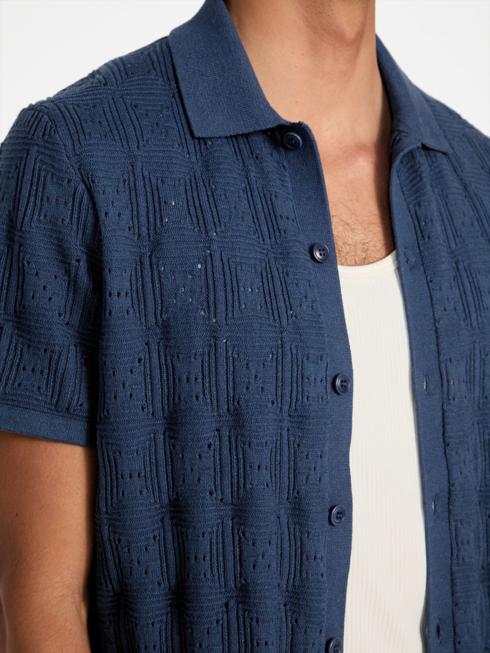 Camisa Topanga Pointelle