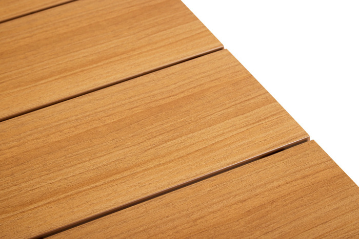 Havebord Beijing sort/teak 148 x 85 cm - Sunlife