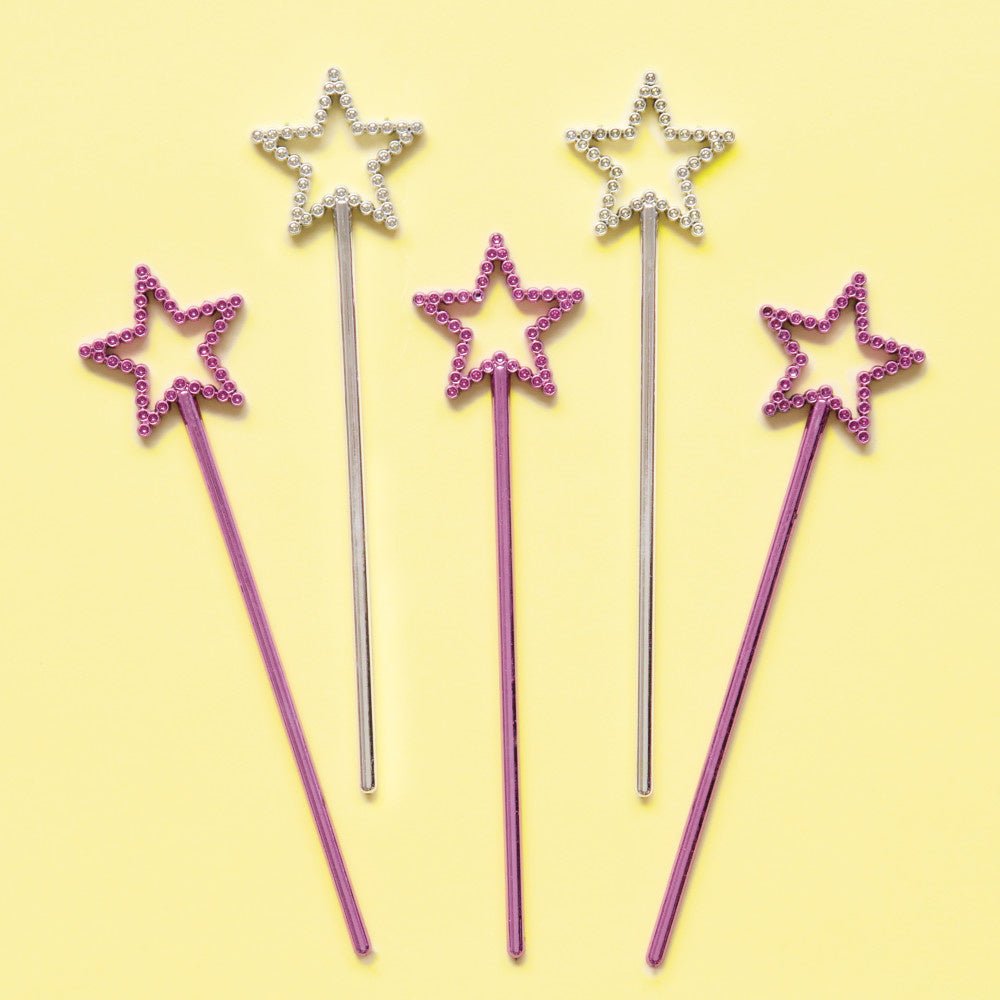 Uitdeelcadeautjes Toverstaffen 18cm 8st