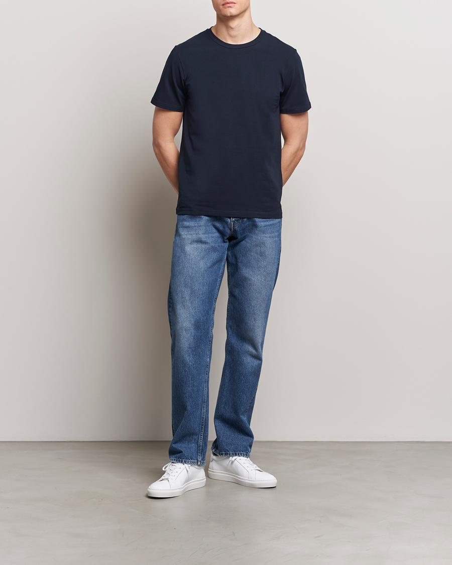 Filippa K Soft Lycra Tee Navy