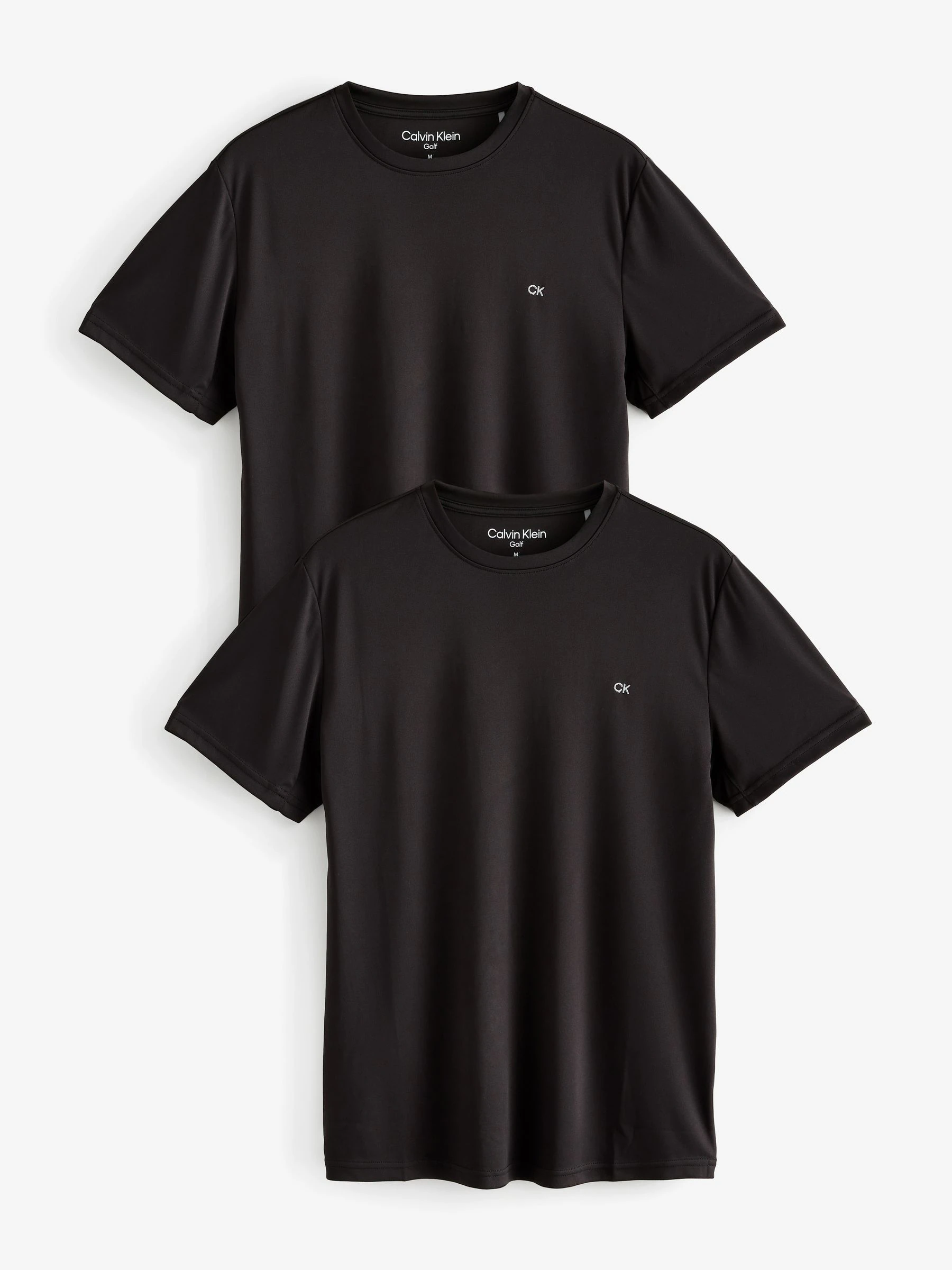 Zwart - Calvin Klein - 2 Golf Tech T-shirts