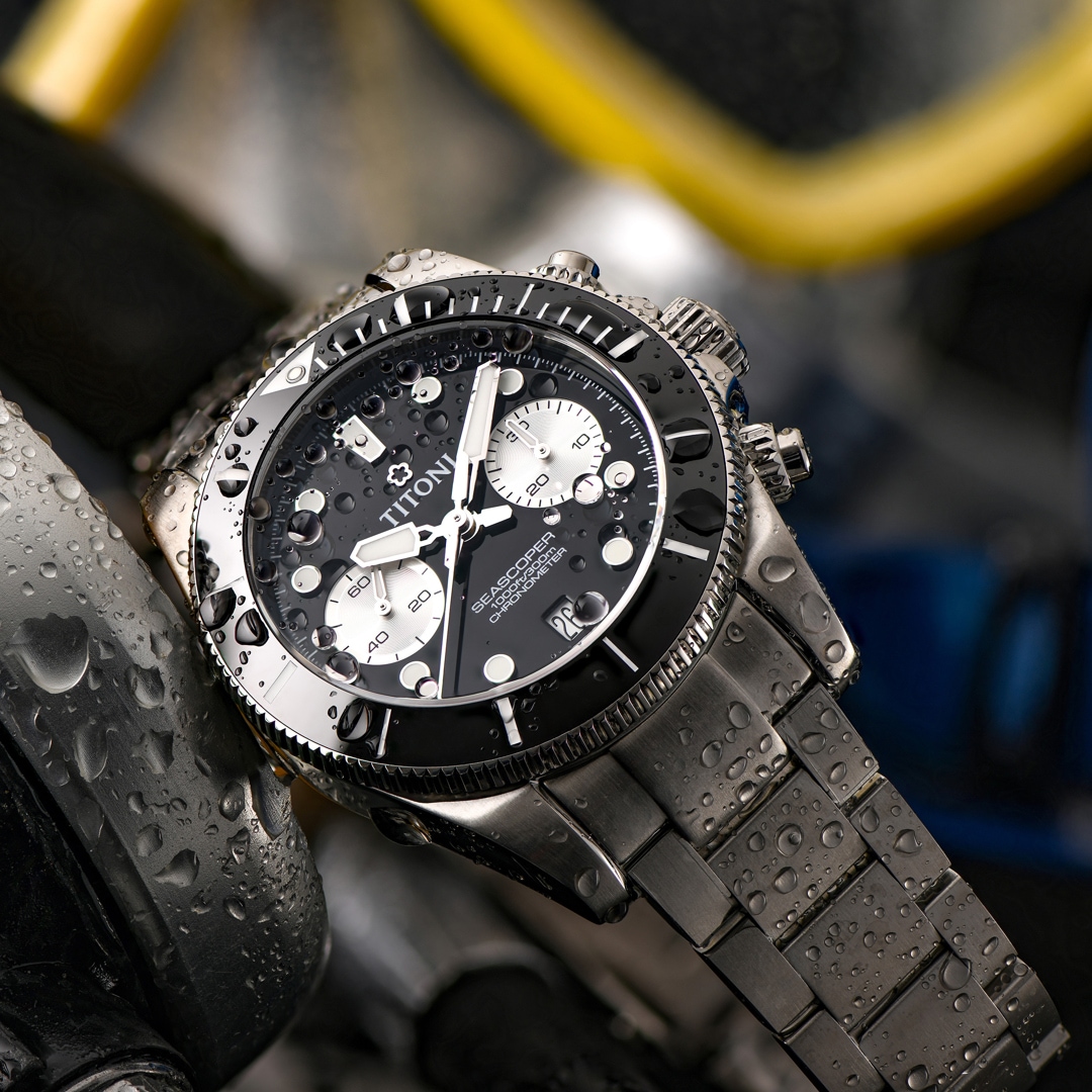 Titoni Seascoper 300 Bi-Compax Chronograph 42mm