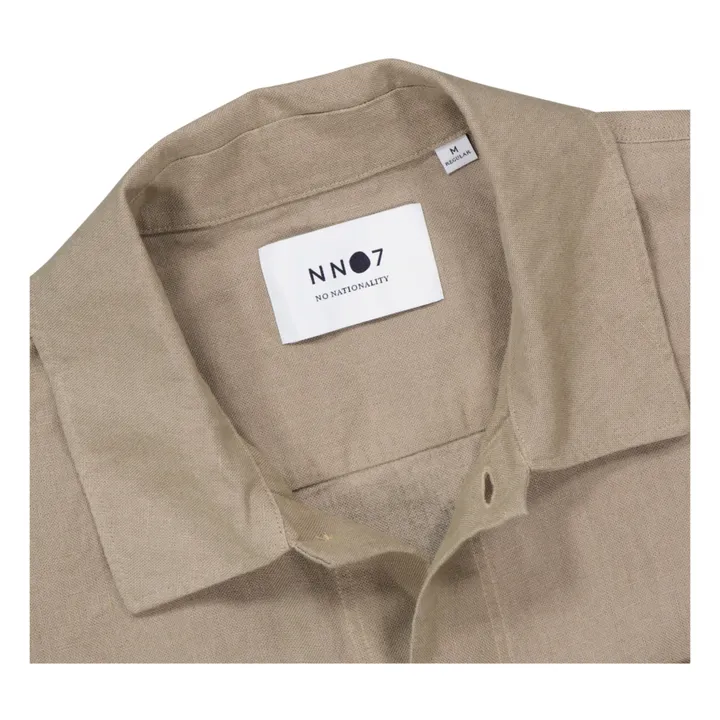 NN. 07 Veste Lin Olav 1196 | Grège