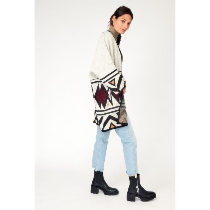 Veritas-Poncho ikat